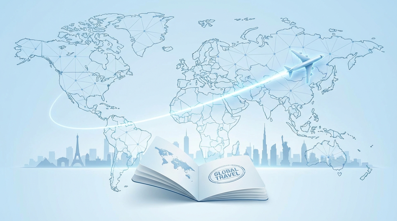 services-03 Global Travel Concept World Map B7826e4221